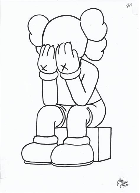 kaws printable art.